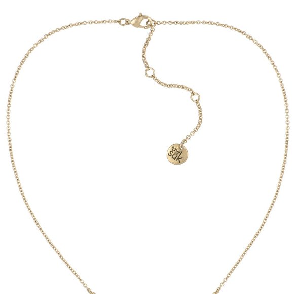 The Sak Stone Smile Necklace 16 Inch, Gold/White - Picture 3 of 3